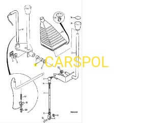TULEJKA LEWARKA STERUJĄCEGO DO JCB 3CX 4CX