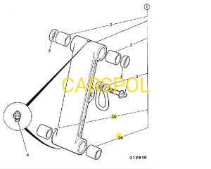 TULEJKA TYLNEGO RAMIENIA DO JCB 3CX 4CX ORG